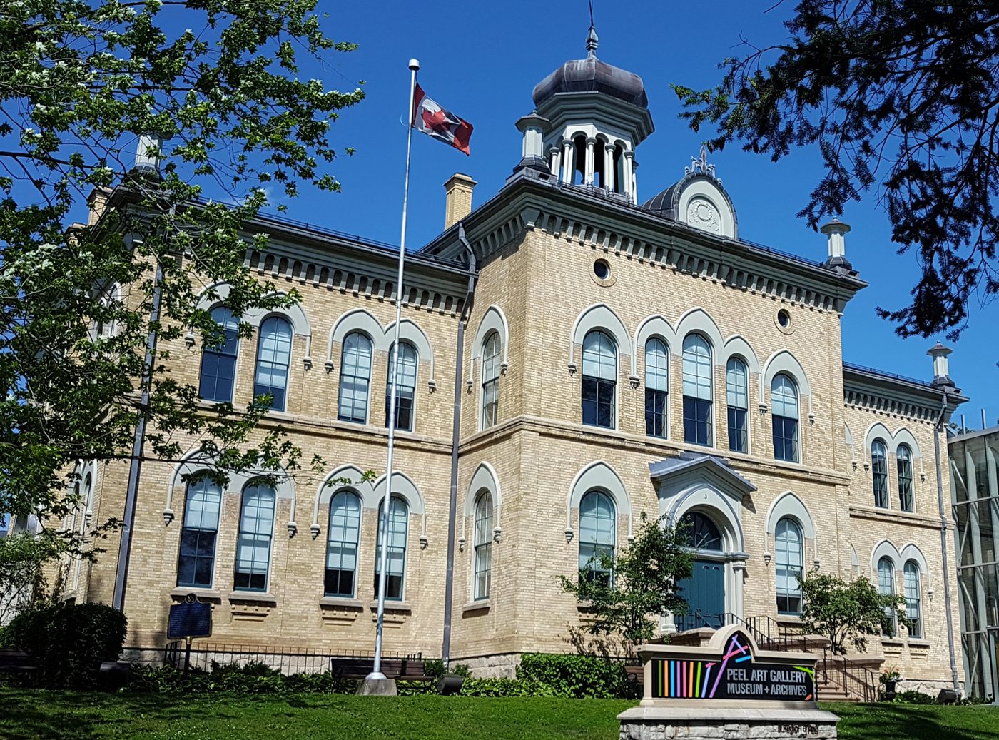 The Peel Art Gallery, Museum and Archives building in downtown Brampton — Sensible serves commercial and industrial buildings across Brampton, Ontario